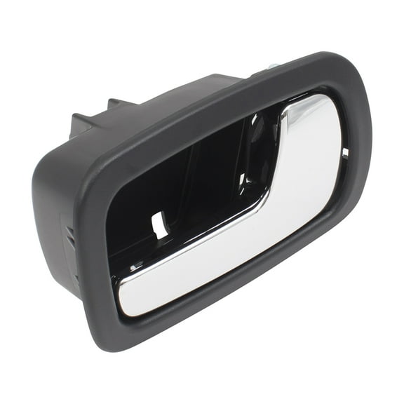 Brock Replacement Passengers Inside Door Handle Front Chrome Lever w/ Black Bezel Compatible with 05-10 Cobalt 07-09 G5 22722754 GM1353166