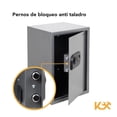 thumbnail image 4 of Caja Fuerte Biometrica Super Grande Huella De Seguridad gris, 4 of 7