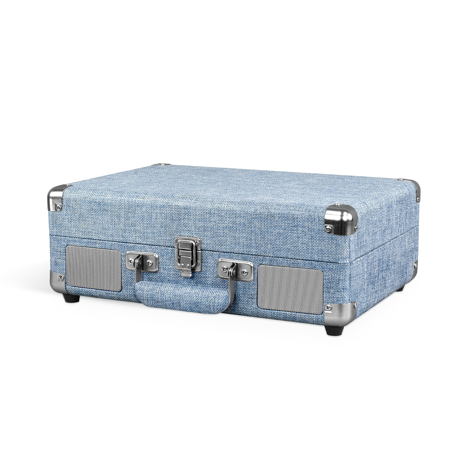 Victrola Journey+ Signature Bluetooth Suitcase Record Player- Blue