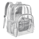 thumbnail image 1 of Mochila Transparente Para Mujer Hombre Niños Viaje Escolares Xtellar Gris, 1 of 4