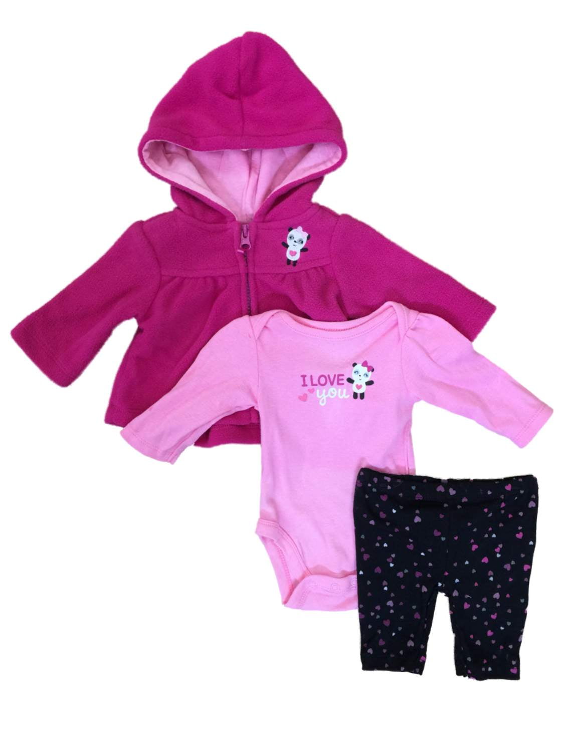 baby panda outfit set