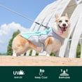 thumbnail image 5 of Kuoser Dog Cooling Vest - Adjustable, Breathable Mesh & Cooling Fabric, Summer Dog Vest Jacket with Reflective Strips, Blue, XXL, 5 of 7