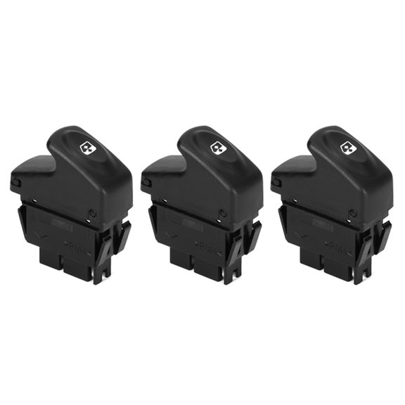 Electric Power Lifter Window Switch 7700838100 Controls Replacement Part (3Pcs) - 6.69 in / 17.0 cm