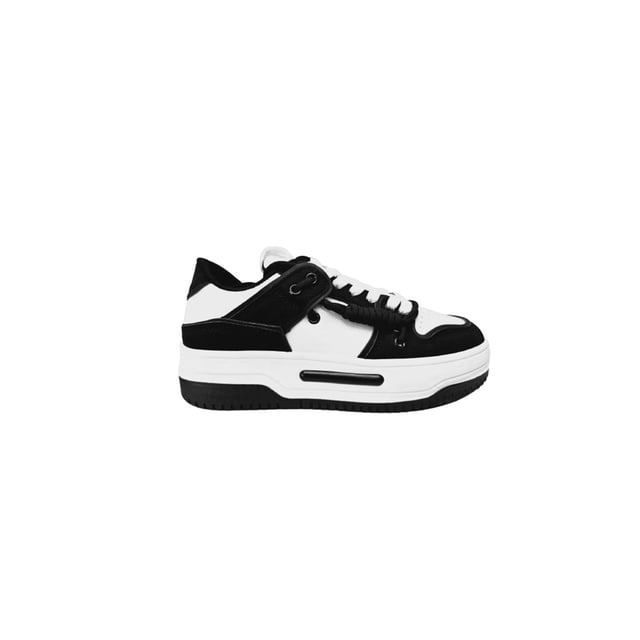 Tenis Sneakers agujeta sport Casual para Mujer Liliana Shoes Timothy1 Black