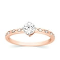 thumbnail image 2 of CARATS FOR YOU 14k Rose Gold 5/9cttw Diamond Ladies Single Stone Diamond Ring (0.56 Carat, I-J Color, I2-I3 Clarity), Ring Size-6.5, 2 of 6
