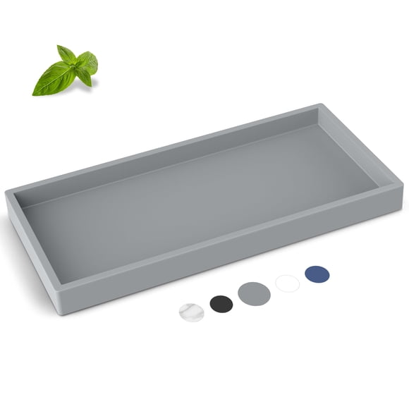 Bandeja de baño EG-SIPRO EG-SIPRO, de silicona, rectangular, gris