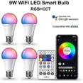 thumbnail image 1 of Smart voice WiFi bulb changes color supports alexa Google bulb, 1 of 5