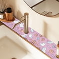 thumbnail image 2 of Yayeee Faucet Mat for Kitchen Sink 14.7" Diatomite Long Splash Guard Pad, Purple Halloween, 2 of 7