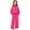 Hot Pink, variant on Girls' 2-Piece Sweatsuits Set Solid Color Half Zip Pullover Sweatshirt and Wide Leg Pants Set Soft Fashion Casual Sports Sets 5-16 Years