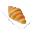 thumbnail image 2 of Realistic Bread Shaped Squishy Fidget Toys for Adults Slow Rebound Simulation Food Sensory Gadget Soft Tactile Office Desk Accessory Pressure Relief Tool 1 Pack, 2 of 2