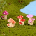 thumbnail image 5 of Joernso 1Pc Resin Cute Cartoon Mashroom Garden Bonsai Miniature Landscape Crafts Decor, 5 of 8