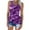 Purple, variant on DVKOVI Camouflage Printed Sleeveless Tops for Women Fashion Crew Neck Tank Top Long Blouse Summer Tops for Women 2025 Purple 4XL