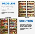 thumbnail image 3 of Kitchen Organization and Storage, Pull Out Drawers for Kitchen Cabinets, Cabinet Drawers Slide Out, Pull Out Cabinet Shelf, Wood Rack for Kitchen, Bathroom (20" Wide), 3 of 8