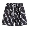 thumbnail image 1 of Zszcpp Men Work Shorts Couple Straight Five Minute Butterfly Print Large Size Quick Drying Beach Quick Drying Trousers Casual Trouser, 1 of 3