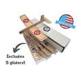 thumbnail image 2 of Planeadores Fred's Flyers de madera de balsa, 5 unidades, fabricados en EE. UU., 2 of 6