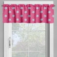 thumbnail image 2 of Ambesonne Blue and Pink Window Valance, Vintage Stars, 54" X 12", Pink and Pale Blue, 2 of 5