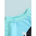 thumbnail image 6 of Wassery Infant Baby Boys Summer 3PCS Swimsuit Animal Printed Short Sleeve Tops and Swim Trunks 6M 9M 12M 18M 24M 2T 3T Toddler Bathing Suit Rash Guard Set with Swim Cap, 6 of 9