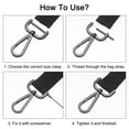 thumbnail image 5 of Uxcell 4Pack Swivel Clasps, 1" D Ring Detachable Snap Hook with Screwdriver, Gold, 5 of 6