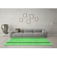 thumbnail image 3 of Ahgly Company Indoor Rectangle Abstract Emerald Green Modern Area Rugs, 8' x 12', 3 of 4