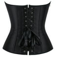 thumbnail image 5 of TEVEQ Corset Tops for Women Going Out Vintage Strapless Corset Crop Tube Top Bodyshaper Women's Zipper and American Body Shaping Clothes Belly Shaping Body Underwear Black A, 5 of 8