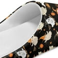 thumbnail image 6 of POLERO Cute Ghost Witch Print House Slippers for Woman Halloween Lightweight Indoor Slippers Closed Toe Slip On Bedroom Shoes with Memory Foam, 6 of 7