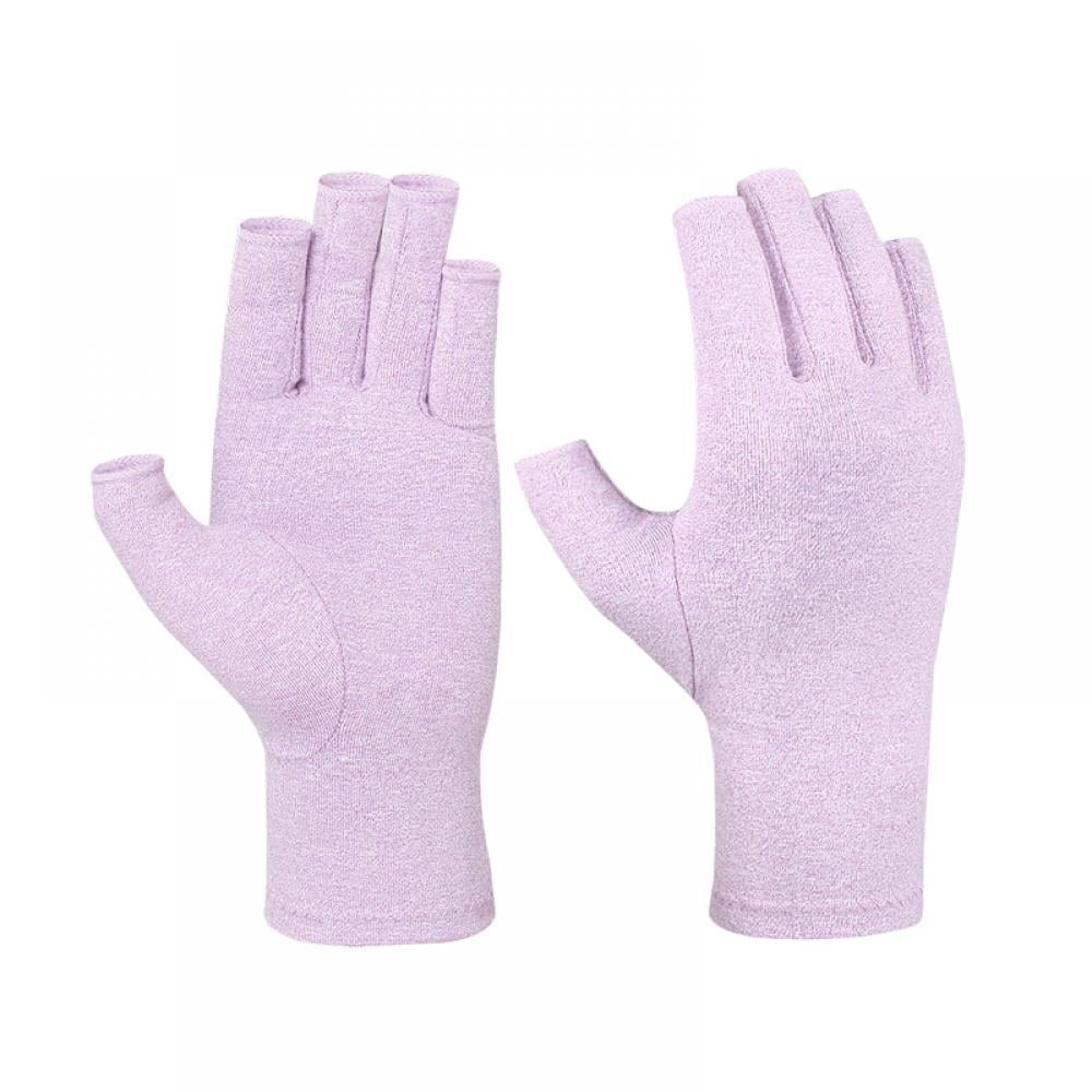 Compression Arthritis Gloves Fingerless Glove for Carpal Tunnel, RSI