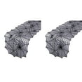thumbnail image 3 of Spider Web Lace Table Runner Halloween Decor 17.7 x 64.2 Inch Black Lace Halloween Table Runner for Dinner Party Home Decor Indoor Kitchen Table Centerpiece Halloween Masquerade Accessories, 3 of 5