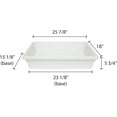 thumbnail image 6 of TrueCraftware- 8.75 Gallon White Food Storage Box Polypropylene 18" X 26" X 6"- Food Storage Container Meal Prep Containers Reusable for Home Cafeteria Kitchen Organization Dishwasher Safe, 6 of 6