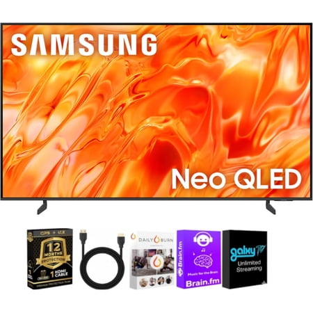 Samsung 75 Inch Class QN70H Series 4K UHD Neo QLED Mini LED Smart TV with HDMI Cable, 12 Month CPS Warranty & Streaming Bundle, HDR Gaming TV, WiFi Entertainment Hub