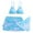 Blue, variant on Gerichy Toddler Girl Swimsuit,Girls Bathing Suit Teenage Girls Summer Swimsuits, Little Girl Solid Bikinis Bathing Suit, 2 Pieces