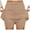 Beige, variant on Women's 20" Knee Length Skorts Skirts Athletic Tennis Skorts Long Golf Skirt with Pockets Modest Skirts Black, XL