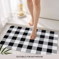thumbnail image 3 of Vintage Farmhouse Door Mat&nbsp;Indoor Outdoor Entrance, Non Slip Small Rug for Kitchen Bathroom Entryway Rug, Black and White Checkered Washable Doormat Floor Mat for Office Home Decor 16x24 Inch, 3 of 8