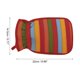 thumbnail image 2 of Guantes de ducha de rayas arcoíris de 1 pieza, guante exfoliante para baño 8.66"x5.71" rojo, 2 of 3