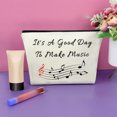 thumbnail image 5 of Music Teacher Gift Teacher Appreciation Makeup Bag Gifts for Women Thank You Gift for Music Lover Musician Music Student Graduation Gift Teacher Cosmetic Bag Gift Retirement Gift for Sister Teacher, 5 of 7