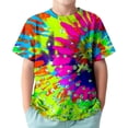 thumbnail image 3 of YUEHUA Kids T Shirts for Boys Kids Casual Short Sleeve T Shirt Comfortable Round Neck Tee for Boys And Girls S oft Top for Everyday Wear Summer Outfits, Size 4-5 Years, 3 of 5