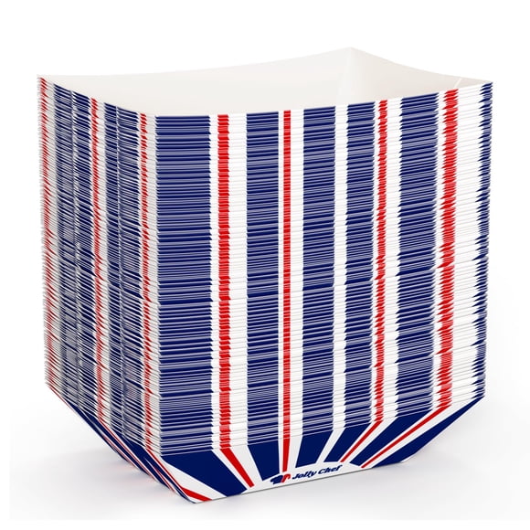 Bandejas de papel para alimentos JOLLY CHEF, 1,36 kg, 250 unidades, capacidad de 3 libras