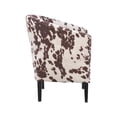 thumbnail image 3 of Linon Noelie Side Accent Club Chair, Brown Cow Print, 3 of 8