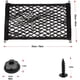 thumbnail image 1 of Red de almacenamiento para asiento de coche, bolsa de red para maletero de coche con 4 Uds. De ganchos y 4 Uds. De tornillos para asiento de coche, Camping, coche, RV, 45x25CM, 2 uds., 1 of 5