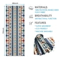 thumbnail image 2 of Blue and Orange Geometric Boho Pattern Hot Yoga Mat Towel Non Slip for Hot Yoga - Quick-Drying Yoga Mat Cover with 4 Corner Pockets with Travel Bag - Hot Yoga Towel Non Slip 74"x26", 2 of 6
