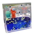 thumbnail image 1 of Adornos de acrílico para sala de estudio con diseño de astronauta cuadrado y arenas movedizas, descompresión dinámica naranja, 1 of 9