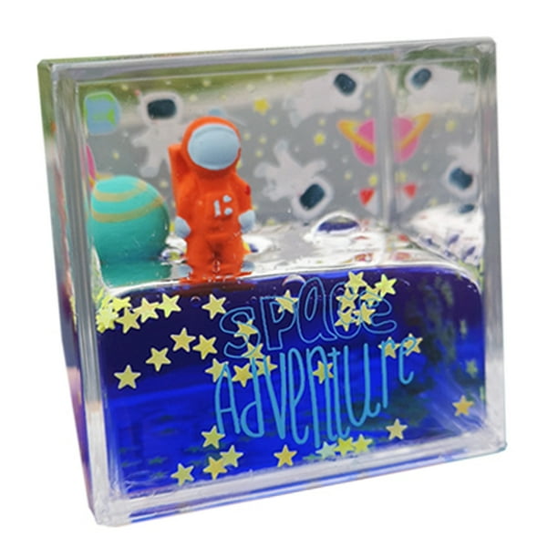 Decoración moderna de arenas movedizas para el espacio: regalos dinámicos para inauguración de la casa que alivian el estrés. naranja