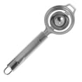 thumbnail image 2 of Egg separator, egg yolk separator made of stainless steel, egg white yolk filter separator, kitchen utensils, bottom leak design, 21.3 x 6.5 cm Gseagtia, 2 of 7