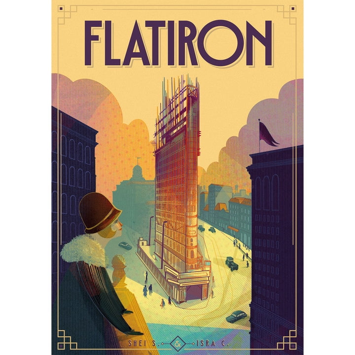 Flatiron Strategy Board Game for Ages 12 and up, from Asmodee