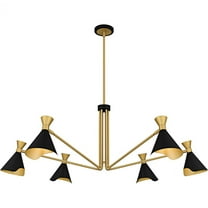 ADN5052MBK Quoizel Lighting Arden - 6 Light Chandelier-17.5 Inch Tall and 52 Inch Wide