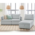thumbnail image 5 of Better Homes & Gardens Modular Sectional Sofa with Storage Ottoman, Grey, 5 of 12