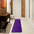 thumbnail image 3 of Dreamtimes Sparkling Purple Hallway Runner Rug 2'x6' Kitchen Rug with Rubber Backing Shining Style Non Slip Entryway Rug Runner Washable Soft Area Rug for Hallway Bedroom Kitchen Decor, 3 of 6