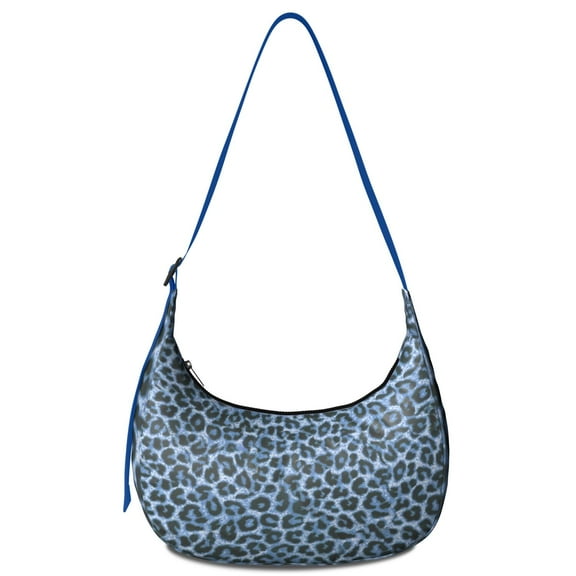 Cheetah Leopard Pattern Crossbody Bag for Women Aesthetic Vintage Animal Print Shoulder Bag with Adjustable Strap Small Nylon Travel Purse for Work School or Hiking