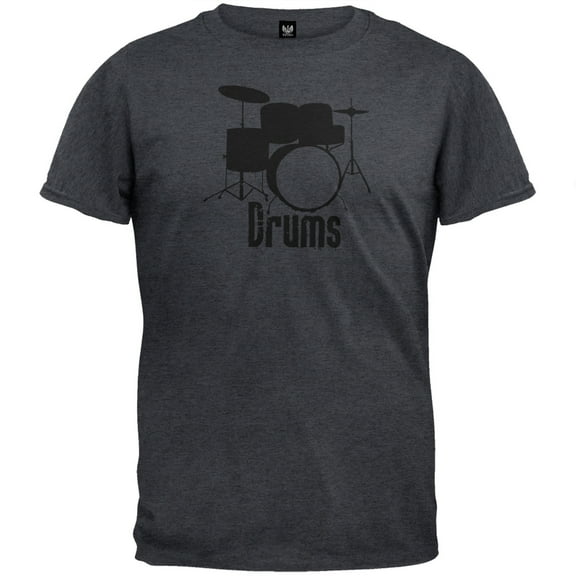 Drums Dark Heather T-Shirt - Small