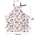 thumbnail image 2 of Kdxio French Bulldog Duck Apron with Pockets Adjustable Kitchen Aprons for Men Women Waterproof Aprons for Cooking,Drawing,Crafting, Baking Household Cleaning, 2 of 8