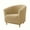 Khaki, variant on AIGIA Stretch Tub Chair Covers 1-Piece Club Chair Slipcover Soft Jacquard Barrel Chair Cover Armchair Slipcovers for Living Room